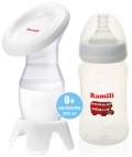 Ручной молокоотсос Ramili MC200 с бутылочкой 240ML (MC200240ML)