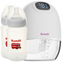 Четырехфазный бионический молокоотсос Ramili SE300 с двумя бутылочками 240ML (SE300240MLX2)