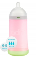Бутылочка Adiri NxGen Medium Flow Pink (6-9 мес., 281 ml)