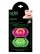Пустышка Adiri Logo Pacifiers (2 шт), размер 2, 6-18 мес., pink and green